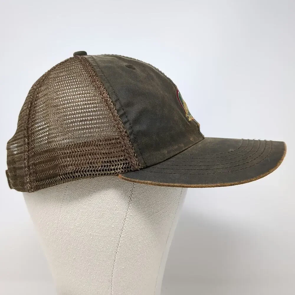 Imperial Baseball Cap Brown One Size Mesh Strapback Waxed Bird Outdoor Hat